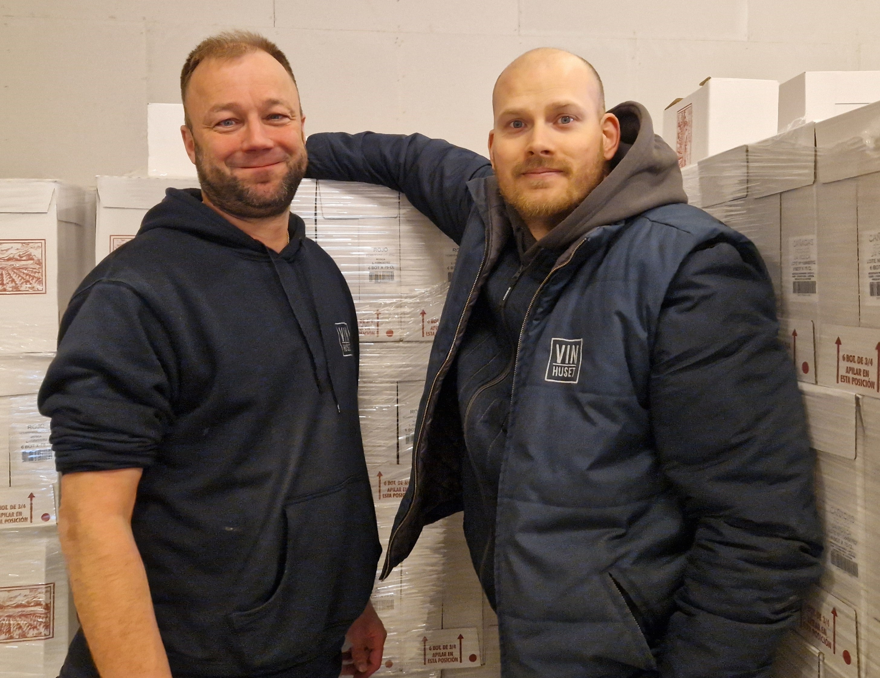 Bjarke Green og Regin Iversen, to passionerede vinentusiaster