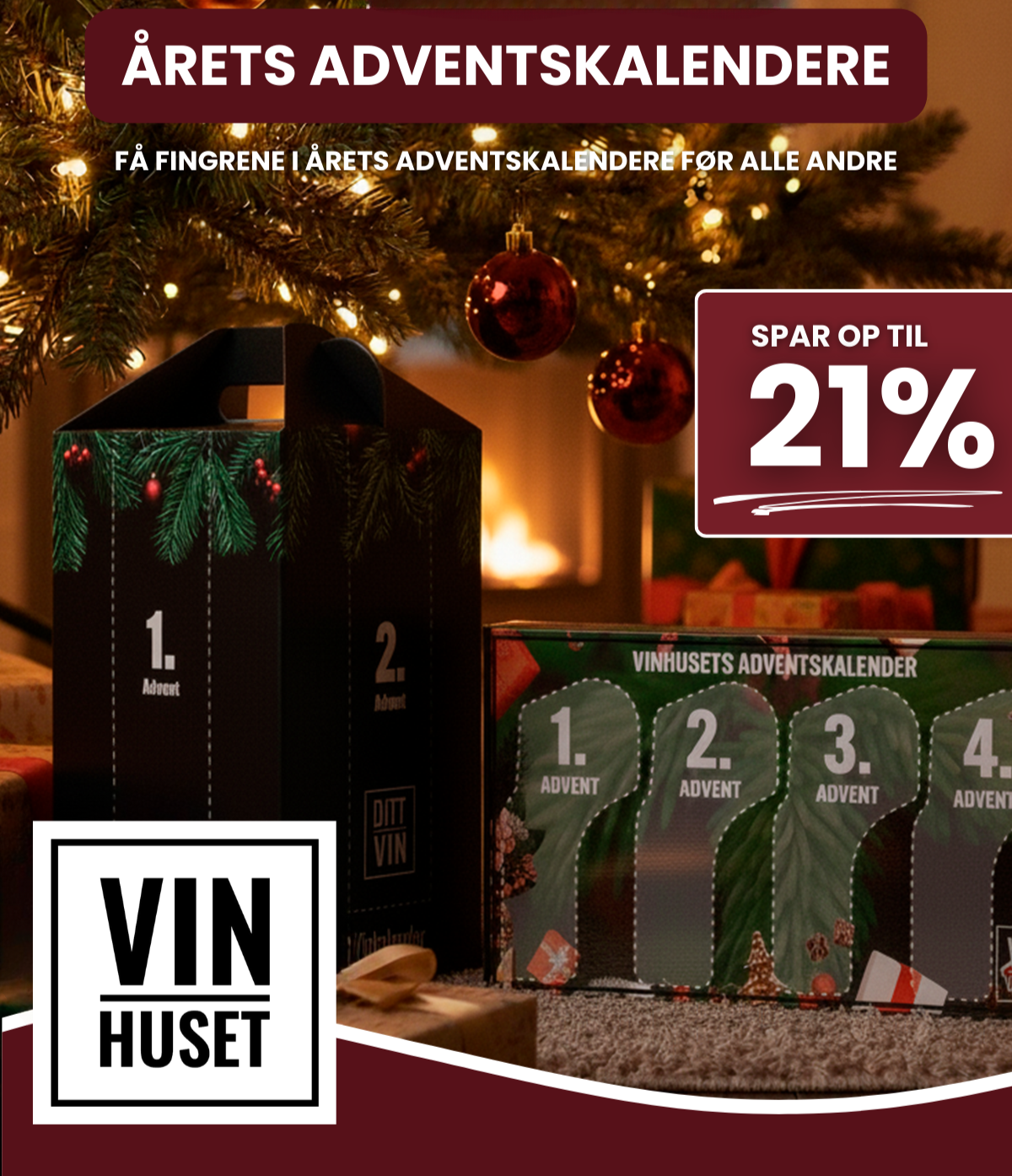 Årets Adventskalendere Fra Vinhuset 🎄