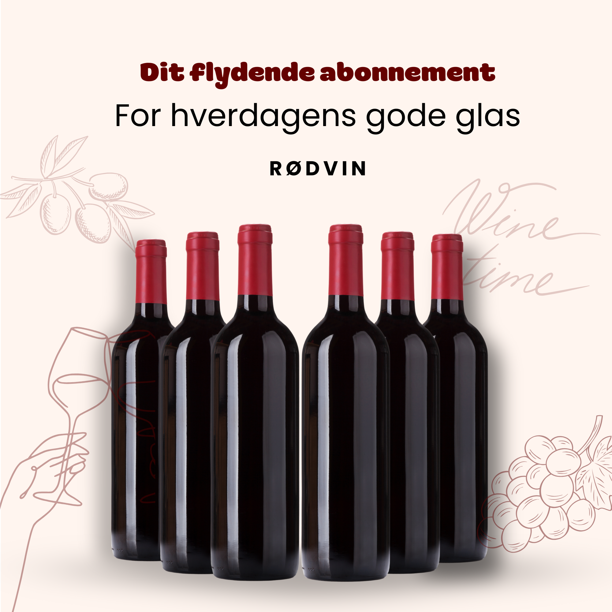 Dit flydende vinabonnement