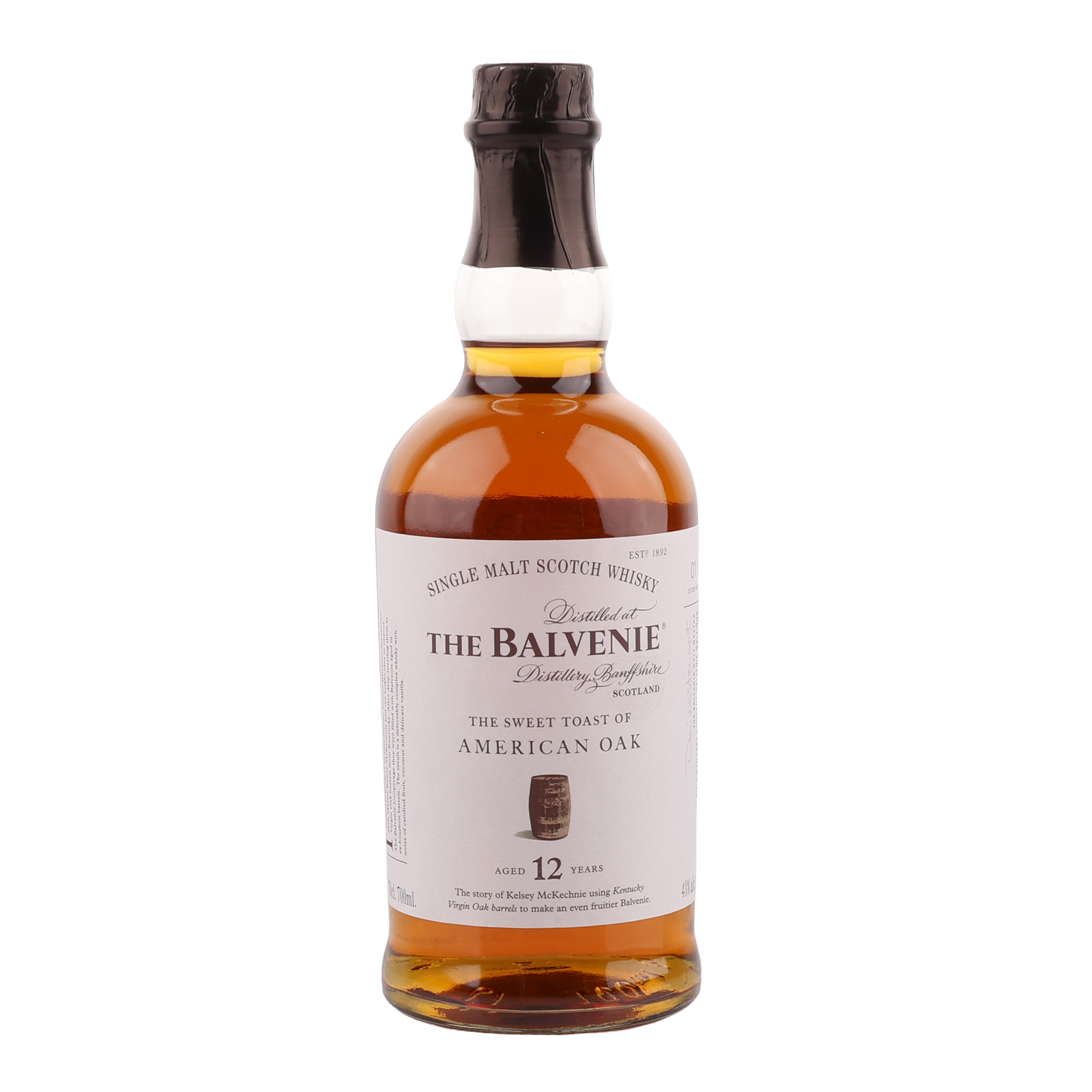 The Balvenie American Oak 12 Års Single Malt Scotch Whisky - 43%