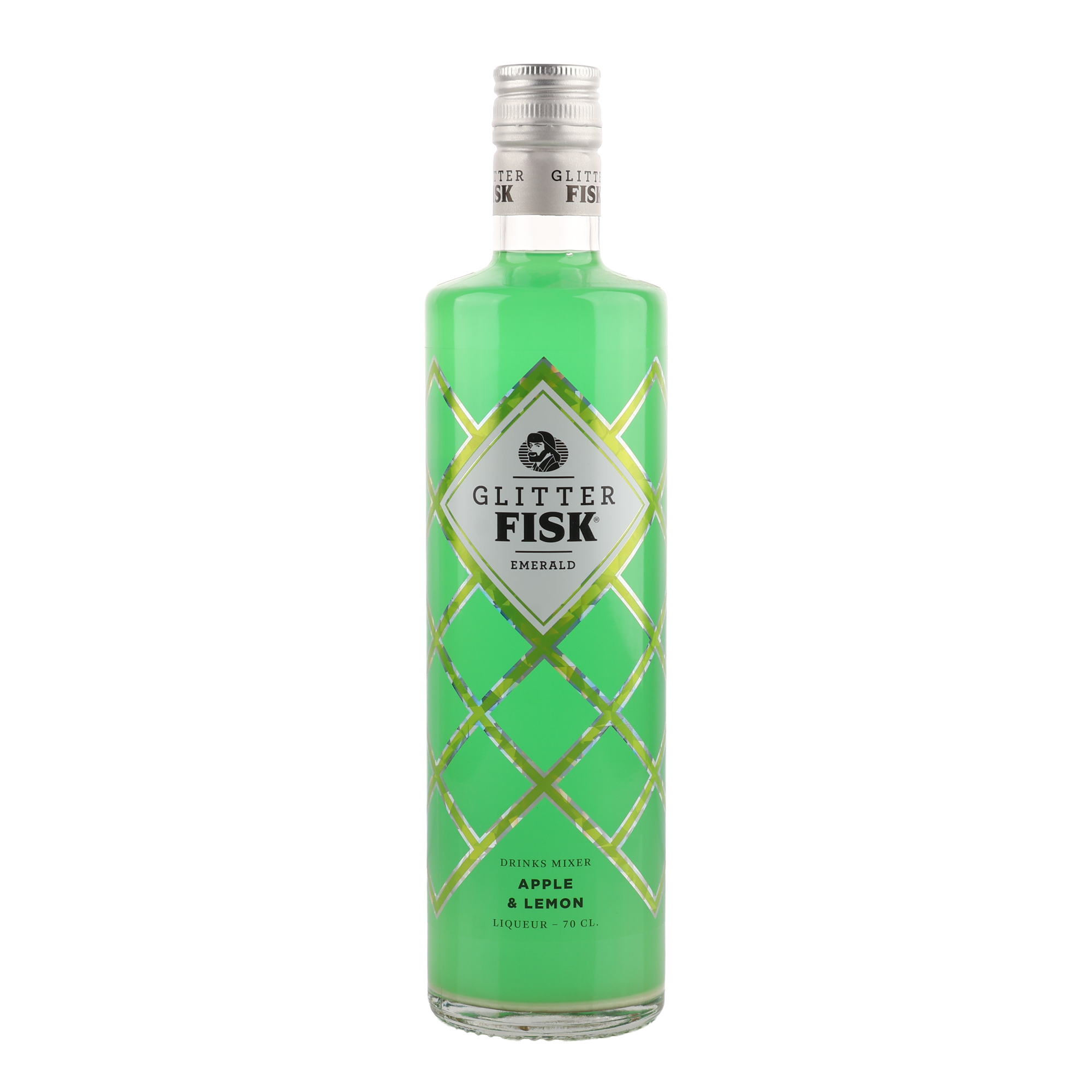 Glitter FISK Emerald Apple & Lemon Likør