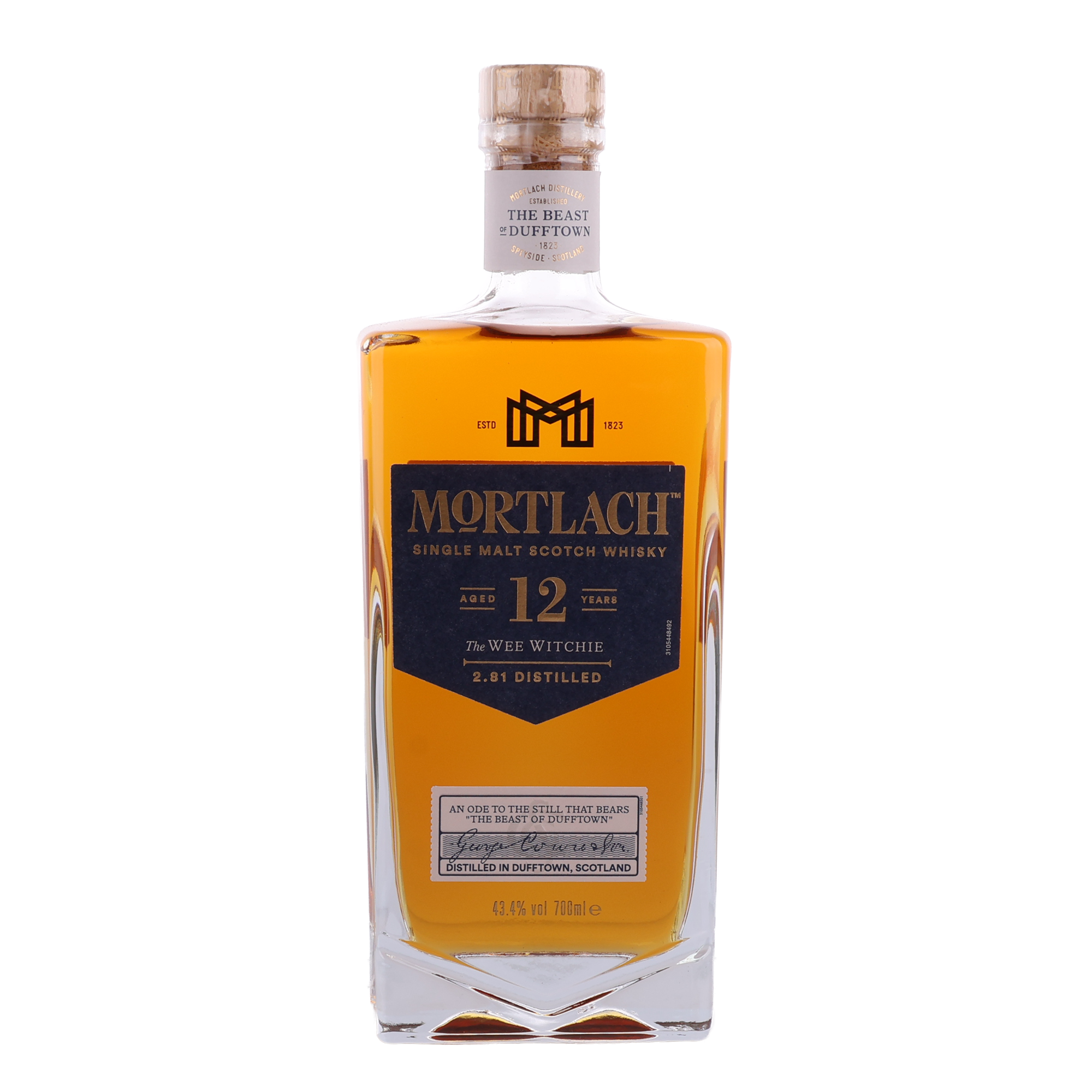 Mortlach 12 års Single Malt Scotch Whisky - 43,4%