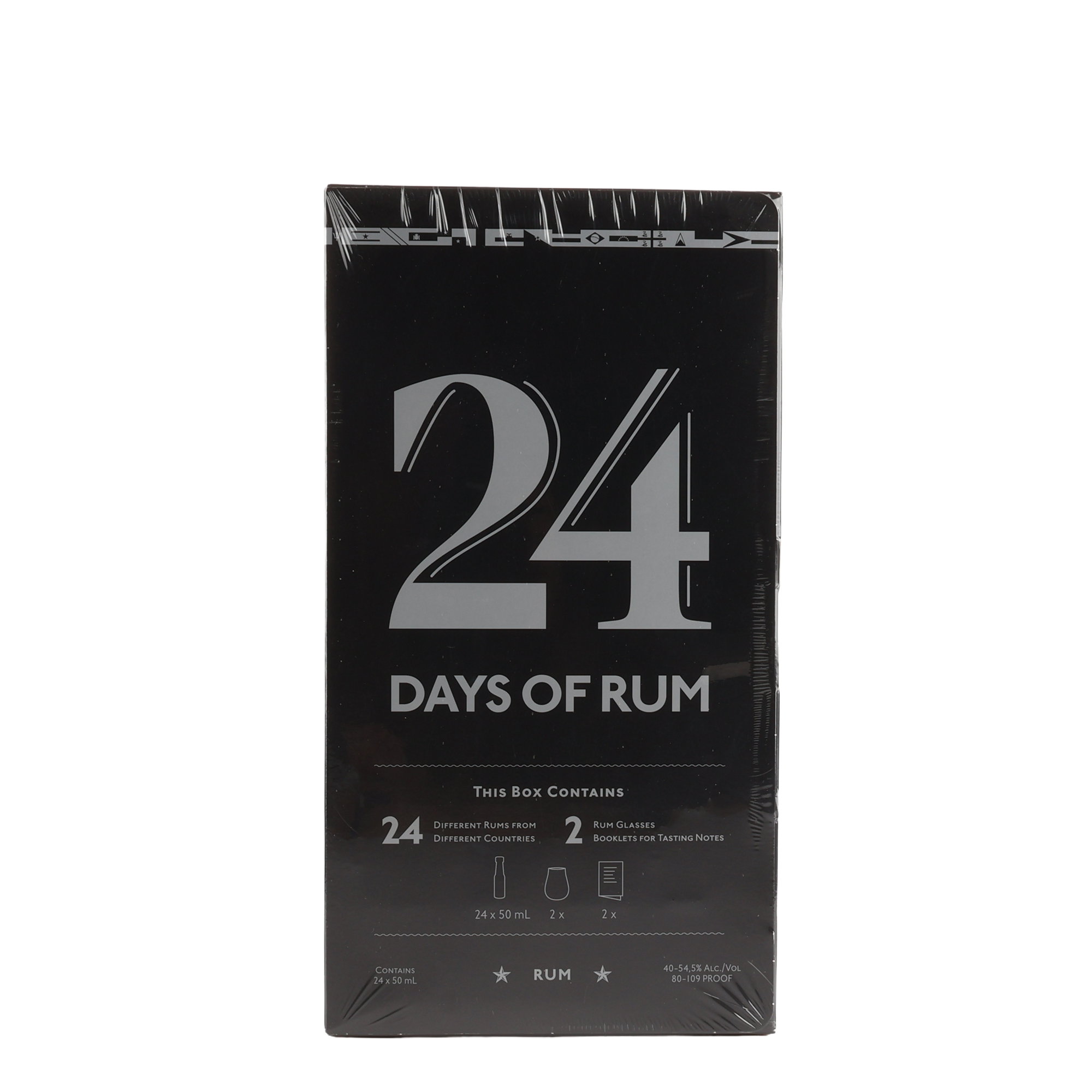 24 Days of Rum - Black Edition XL - 24 x 50 ml