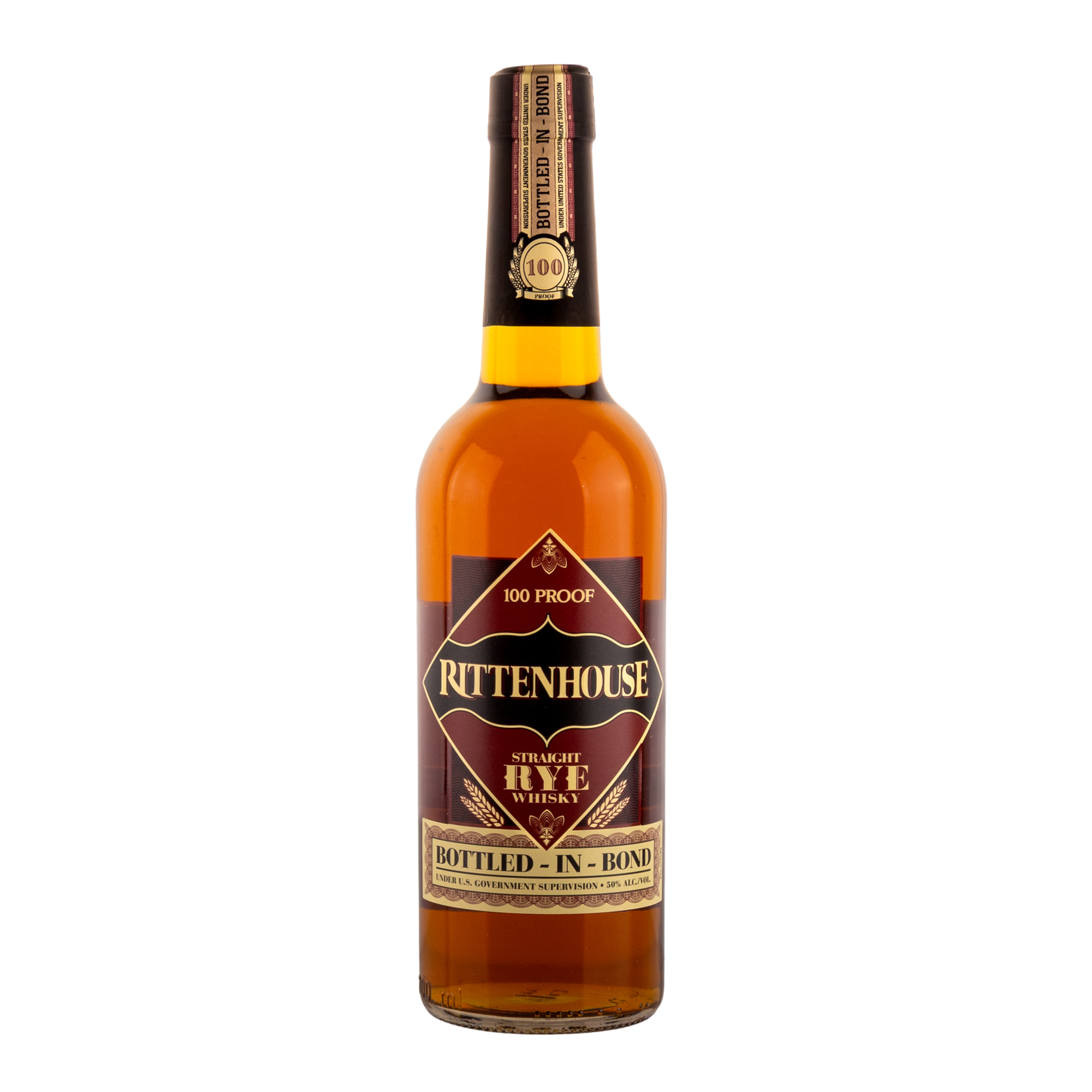 Rittenhouse Bottled In Bond Straight Rye whiskey - 50%