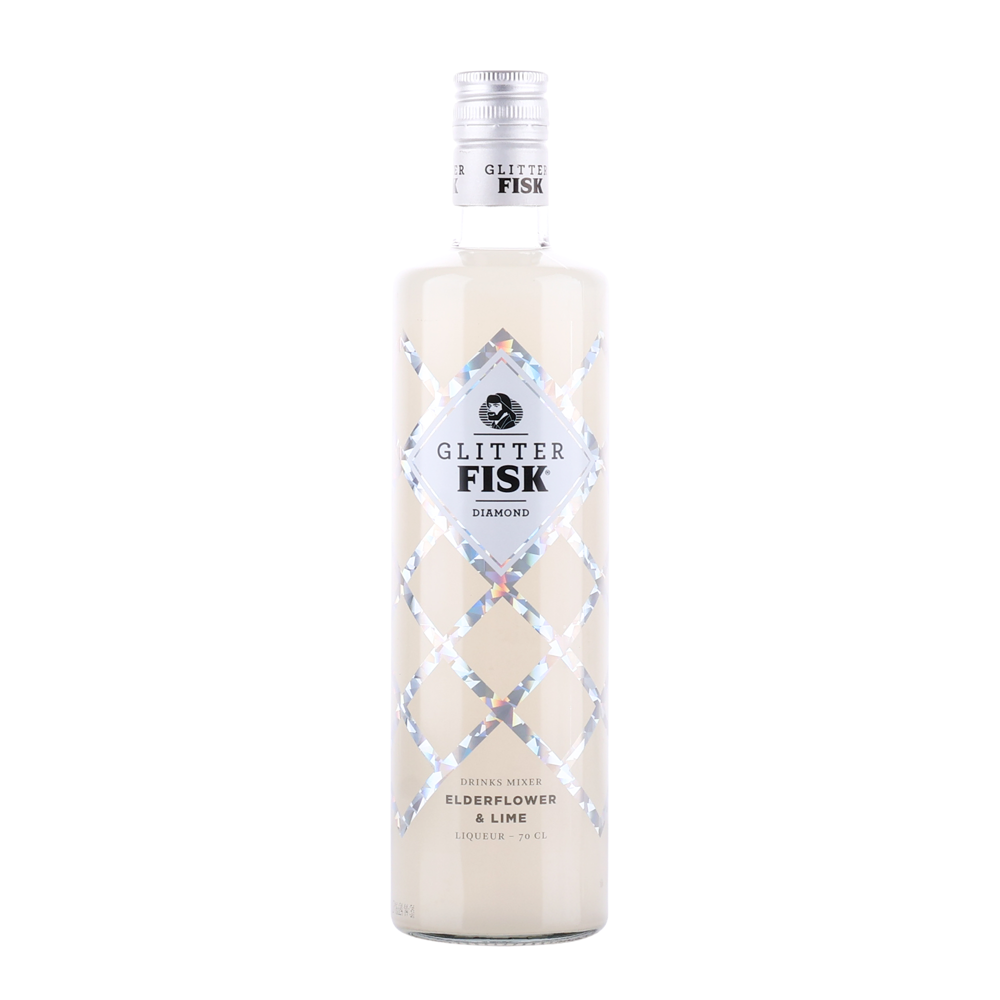 Glitter FISK Diamond - Elderflower & lime likør - 15%