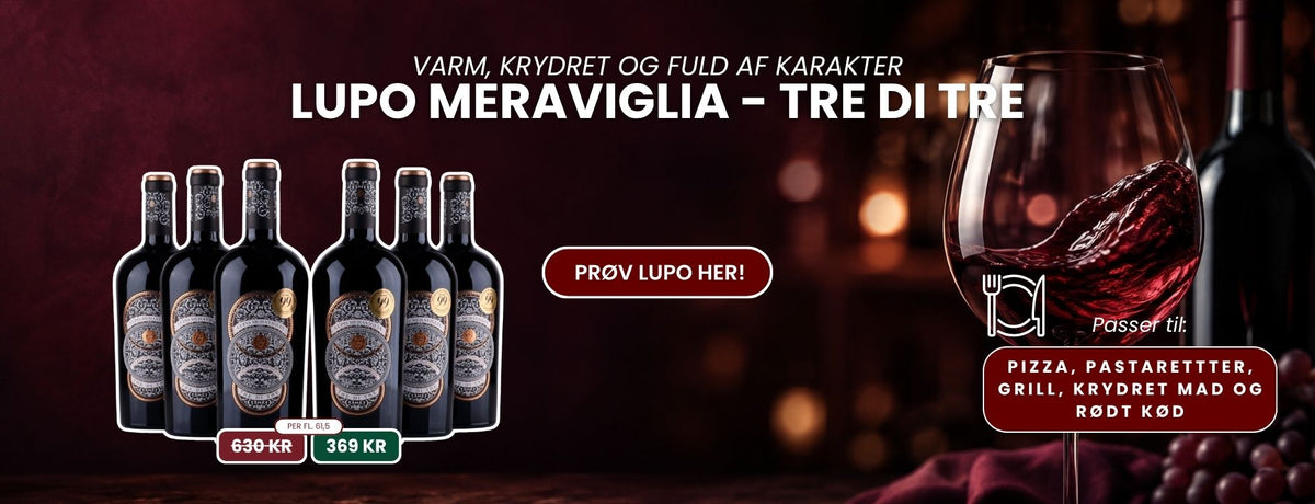 Lupo Meraviglia er en prisvindende vin til kun 369 kr.