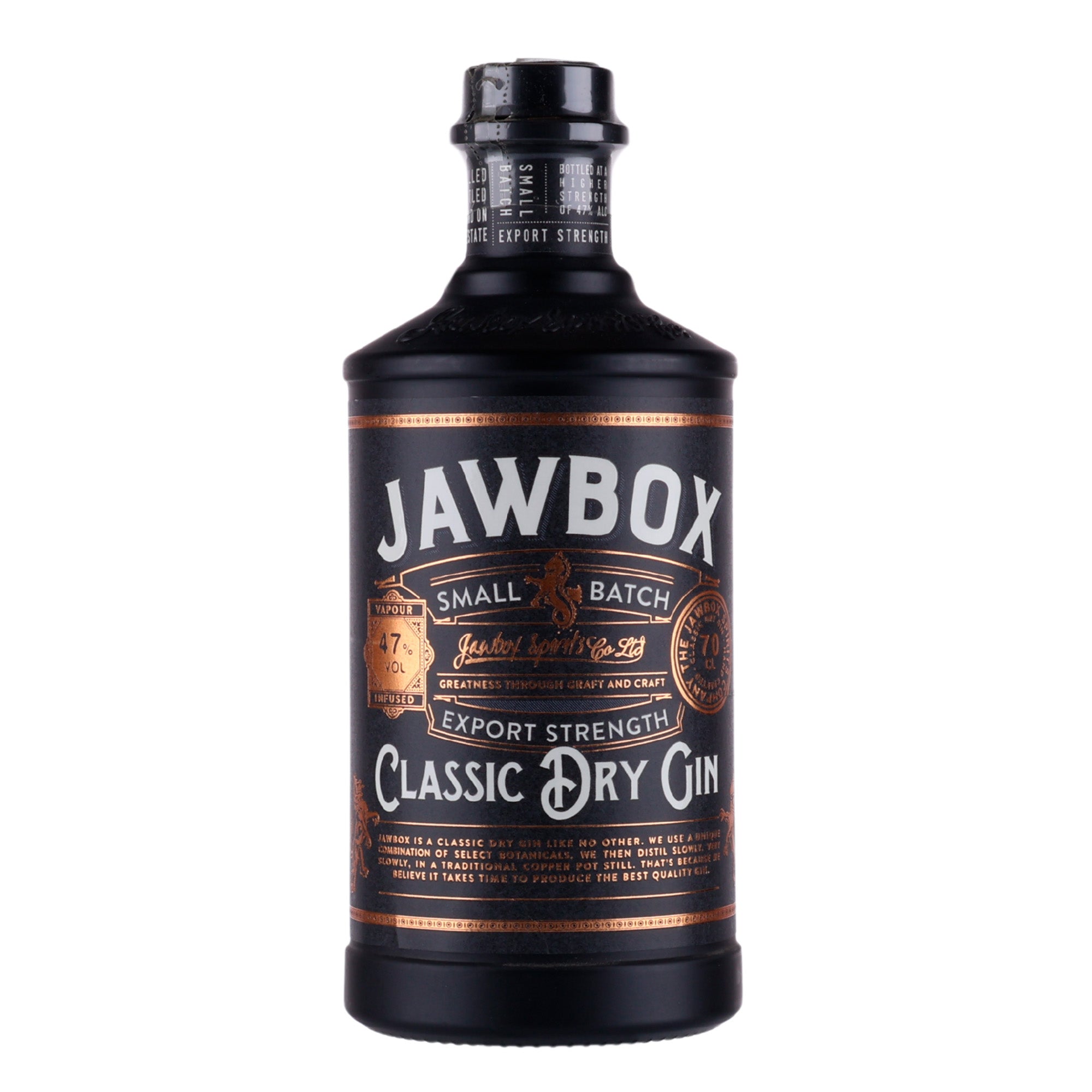 Jawbox Export Strengtht 70cl. 47%