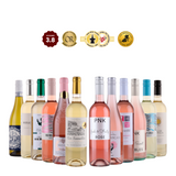 Vinhusets XL Sommerkasse - 6 rosé og 6 hvidvine 🌸✨🥂
