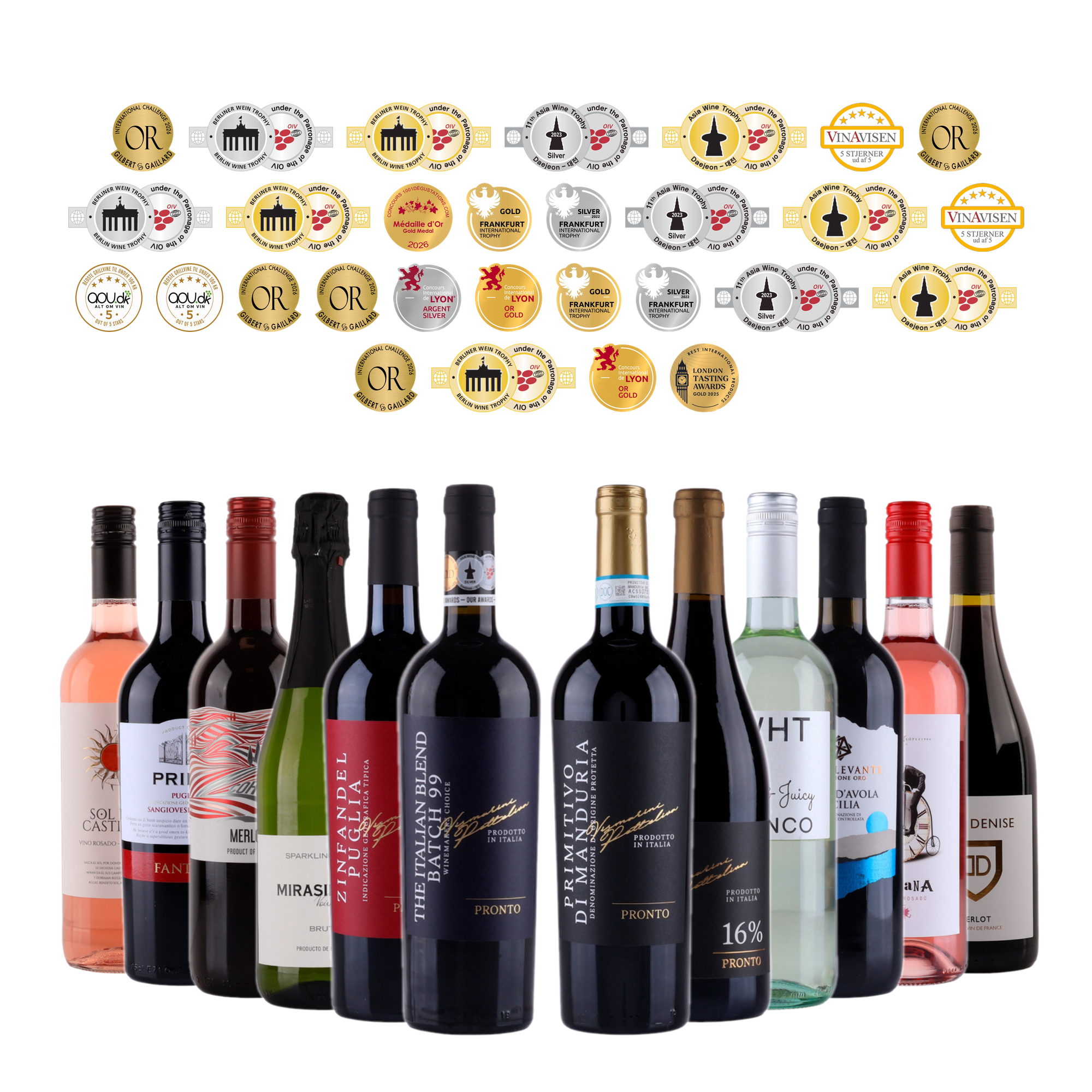 XL Luksus smagekasse - Guld niveau 🏅🍷
