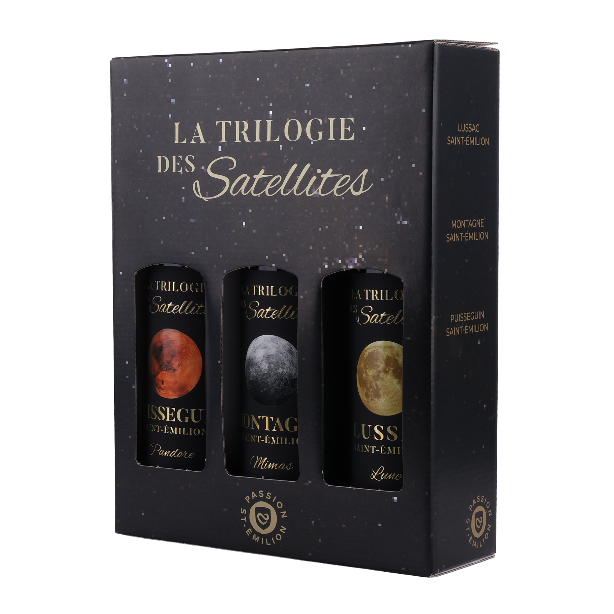 Trilogie - Gaveæske med 3 elegante fra Saint Emilion